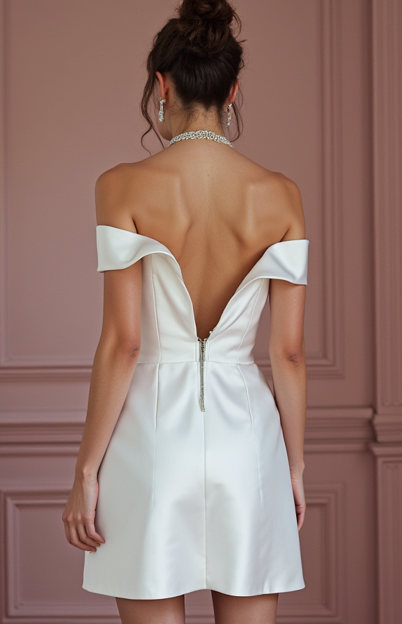 Short Mini Wedding Dress for Non-Traditional Brides Who Love Unique Styles
