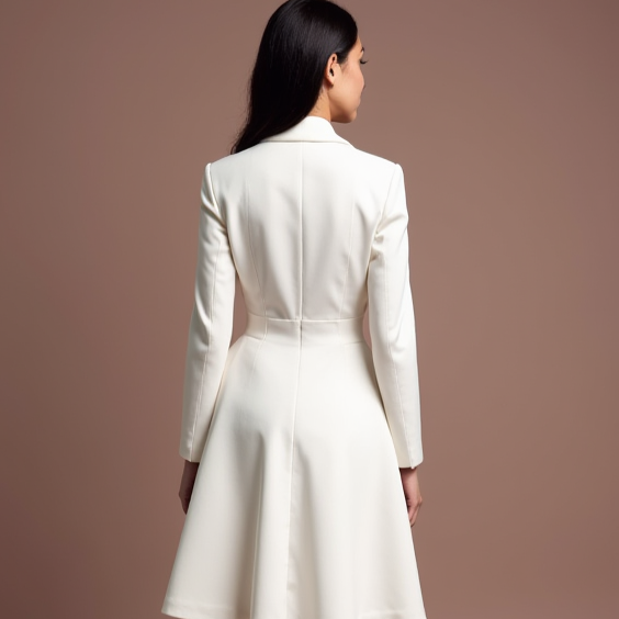Elegant White Mini Short Wedding Dress with a Belted Waist for a Defined Silhouette