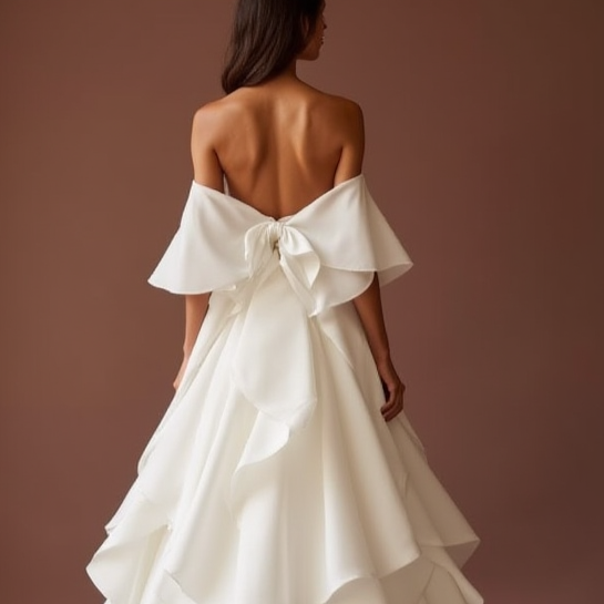 White Princess Wedding Dress with a Corset Bodice for a Flattering Fit