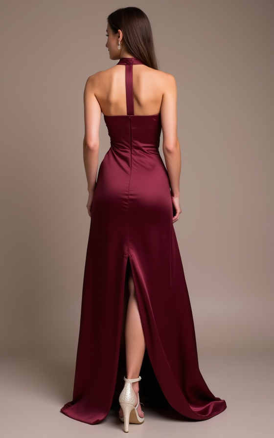Timeless Red Evening Dress & Prom Dress with a Vintage Lace Design