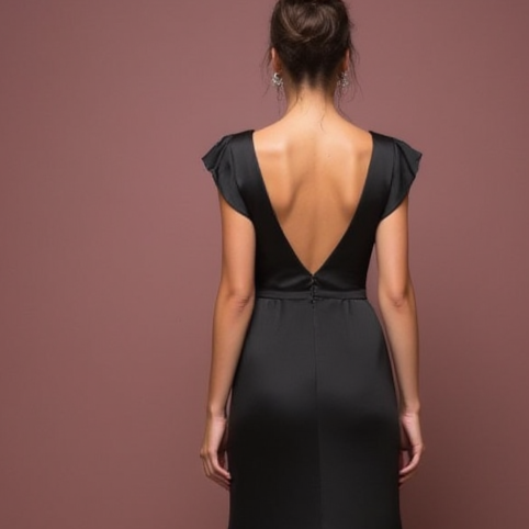Gothic Black Wedding Dress with a Vintage Touch for Dark Romance