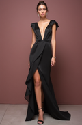 Gothic Black Wedding Dress with a Vintage Touch for Dark Romance