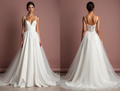 Vintage-Inspired White Princess Wedding Dress for a Timeless Look