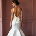 Mermaid Wedding Dress with a Long Train for a Grand and Regal Entrance
