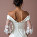 Mini Short Wedding Dress with a Classic A-Line Fit for Chic Brides