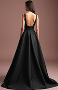 Black Ball Gown Wedding Dress for a Royal and Dramatic Entrance