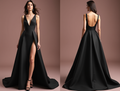 Black Ball Gown Wedding Dress for a Royal and Dramatic Entrance