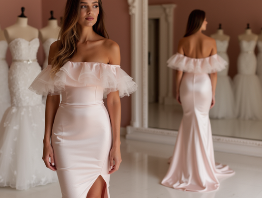 Modern Pink Evening Dress & Prom Dress with One-Sleeve Design for a Unique Look
