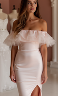 Modern Pink Evening Dress & Prom Dress with One-Sleeve Design for a Unique Look