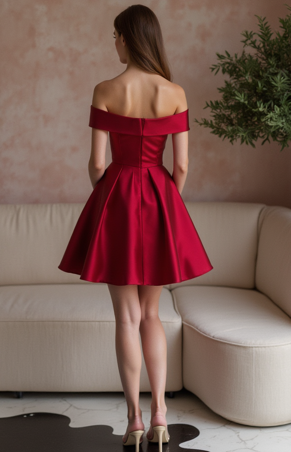 Show-Stopping Red Evening Dress & Prom Dress with Ombre Tulle and Sparkles