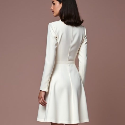 Chic White Mini Short Wedding Dress with a Sculpted Bodice for a Stunning Bridal Look