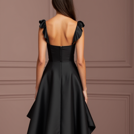 Black Wedding Dress for Halloween Weddings and Dark Fantasy Themes