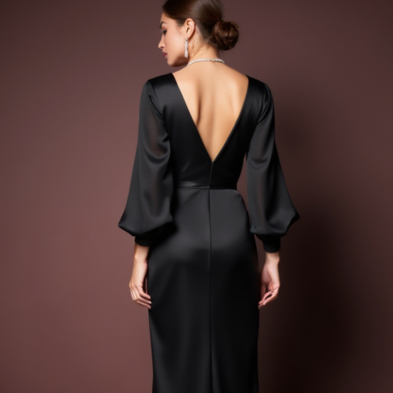 Black Wedding Dress for Plus Size Brides Who Love a Flattering Fit
