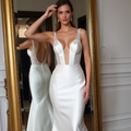 Mermaid Bridal Dress with a Fit-and-Flare Cut for a Chic Style