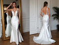 Mermaid Bridal Dress with a Fit-and-Flare Cut for a Chic Style