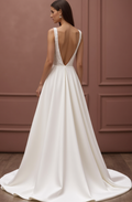 Elegant A-Line Gown with Layers of Soft Tulle for a Princess Look