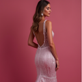 Timeless Evening Gown and Prom Dress with a Lace-up Back for a Custom Fit