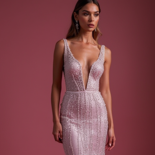 Timeless Evening Gown and Prom Dress with a Lace-up Back for a Custom Fit