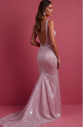 Timeless Evening Gown and Prom Dress with a Lace-up Back for a Custom Fit