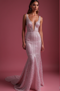 Timeless Evening Gown and Prom Dress with a Lace-up Back for a Custom Fit