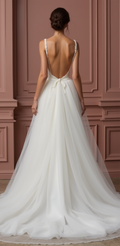 Princess Wedding Dress with a Dramatic Ball Gown Silhouette