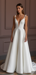 A-Line Wedding Dress for a Timeless and Elegant Bridal Look