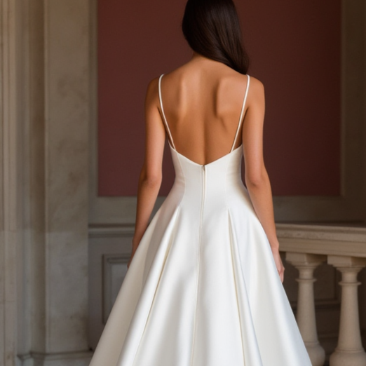 White Princess Bridal Gown for Brides Who Love a Timeless and Chic Look