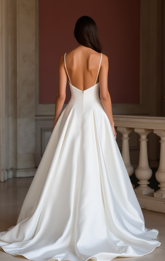 White Princess Bridal Gown for Brides Who Love a Timeless and Chic Look
