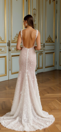 Romantic A-Line Wedding Dress for a Soft and Feminine Look