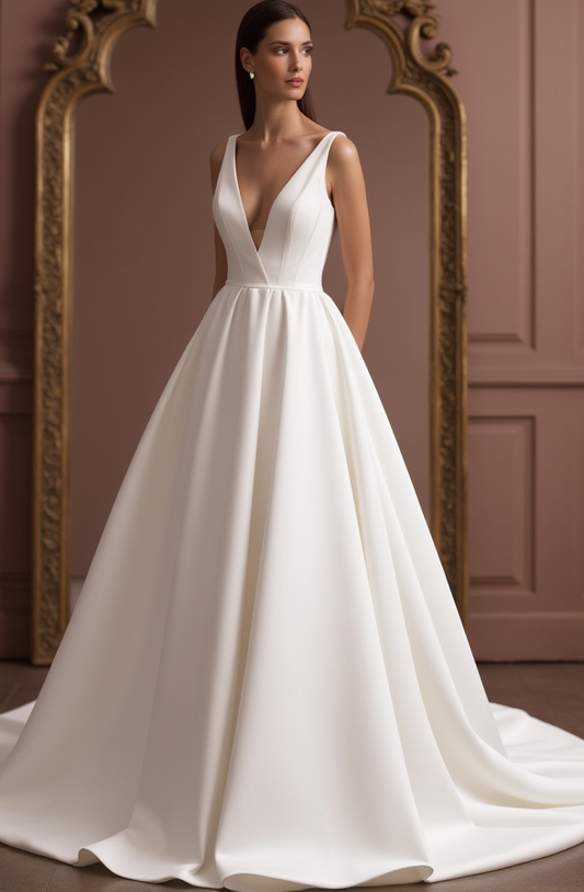 Princess Ball Gown Wedding Dress for Romantic and Traditional Brides