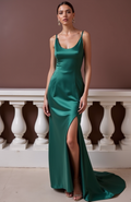 Romantic Evening Dress and Prom Gown with Floral Lace for a Feminine Touch