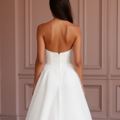 Classic White Ball Gown Wedding Dress for a Princess-Inspired Wedding