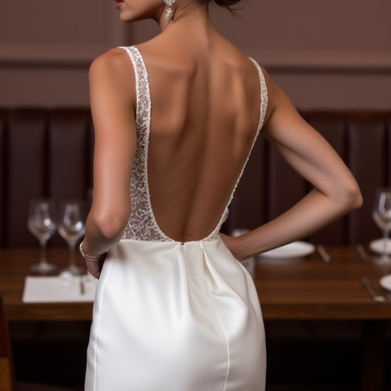 Romantic A-Line Bridal Gown with a Timeless Design