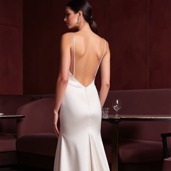 Soft A-Line Gown with a Lace Bodice for a Feminine Touch