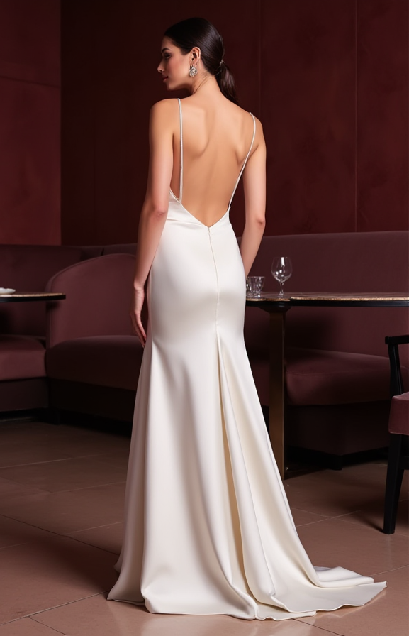 Soft A-Line Gown with a Lace Bodice for a Feminine Touch
