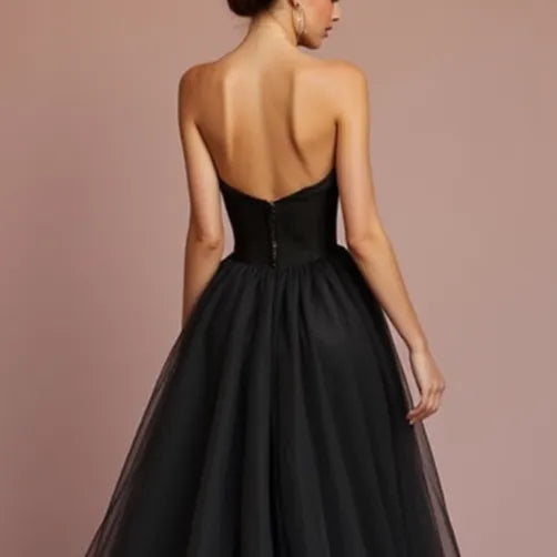 Elegant Black Wedding Dress for Brides Who Love a Bold Statement