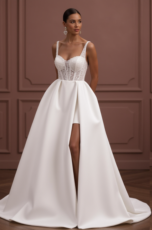 Cinderella-Inspired Princess Wedding Dress for a Dreamy Look
