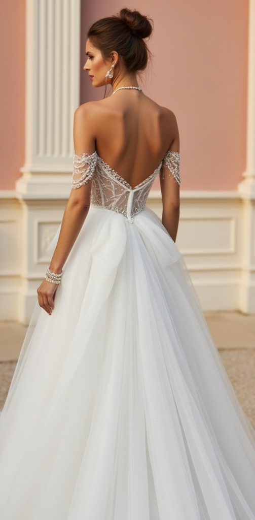 Princess Ball Gown Wedding Dress for a Grand Bridal Entrance