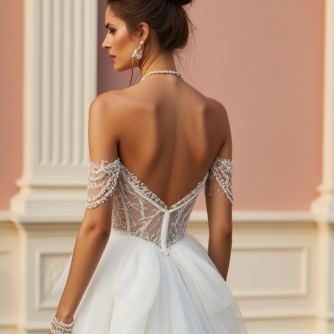 Princess Ball Gown Wedding Dress for a Grand Bridal Entrance