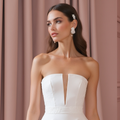Elegant A-Line Wedding Dress with a Sweetheart Neckline