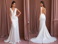 Elegant Mermaid Wedding Dress with a Romantic and Feminine Design