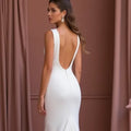 Elegant Mermaid Wedding Dress with a Romantic and Feminine Design
