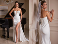 Romantic A-Line Gown with Floral Lace Details for a Soft Bridal Look