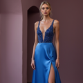 Sexy Evening Dress and Prom Gown with Sheer Sleeves for a Modern Twist