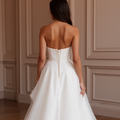 Princess Ball Gown Wedding Dress with a Sparkling Crystal Bodice
