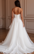 Princess Ball Gown Wedding Dress with a Sparkling Crystal Bodice
