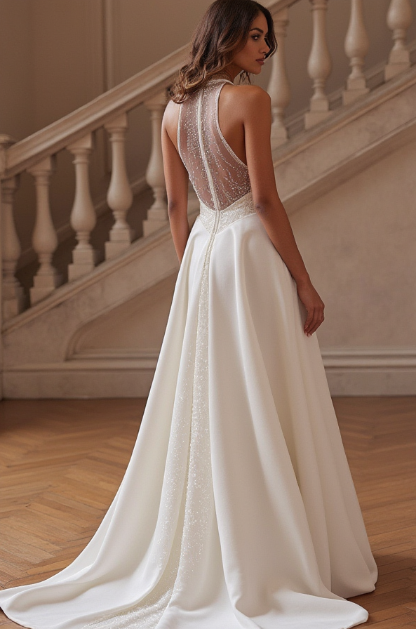 Timeless A-Line Wedding Gown for Brides Who Love a Classic Fit