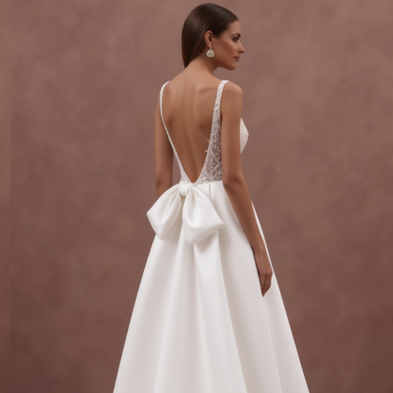 Princess Wedding Gown with Beaded Details for a Sophisticated Look