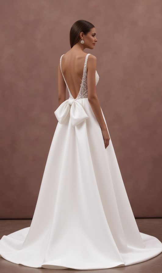 Princess Wedding Gown with Beaded Details for a Sophisticated Look