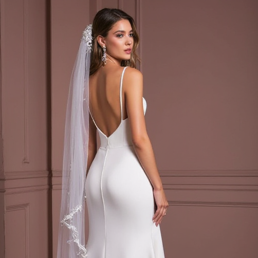 A-Line Wedding Dress with Ruffled Skirt for a Playful and Fun Look